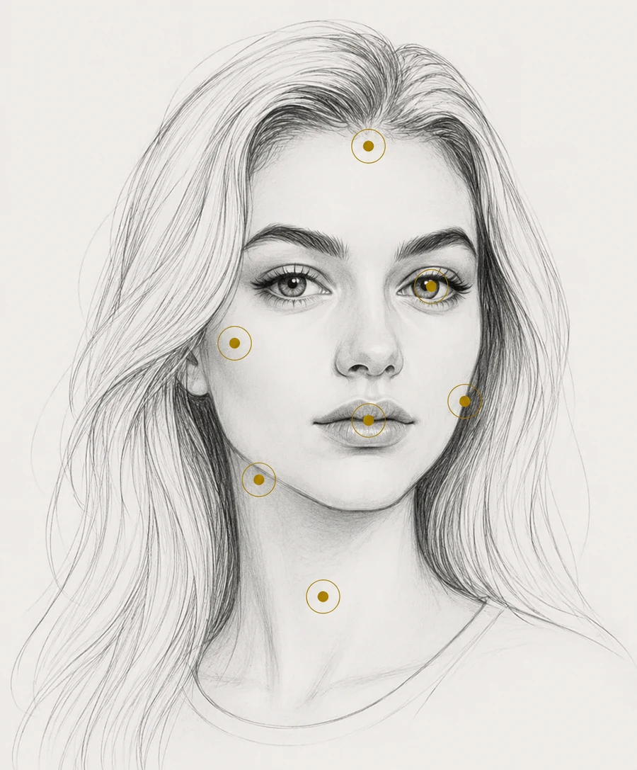 Elegant Artifex portrait treatment map