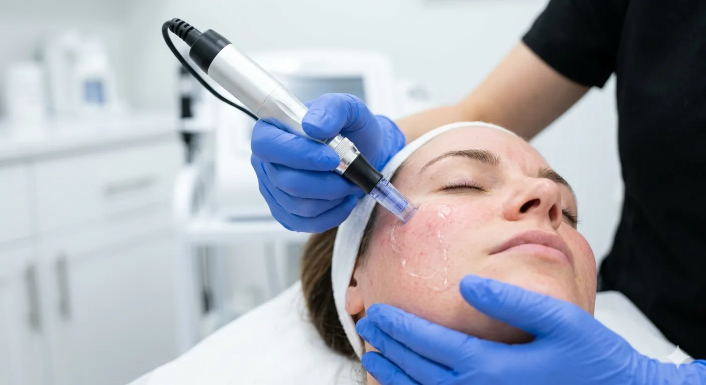 Microneedling treatment at Artifex Medical Aesthetics
